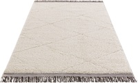 MINT RUGS Hochflor-Teppich »Danaki«, rechteckig, 35 mm Höhe, Sisal-Optik, Hoch-Tief Struktur, Wohnzimmer, Schafzimmer, Arbeitszimmer, Robust, Pflegeleicht