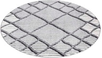 Carpet City Teppich »YOUNG965«, rund, 11 mm Höhe, Moderner Jugend-Teppich mit Raute-Optik