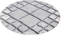 Carpet City Teppich »YOUNG965«, rund, 11 mm Höhe, Moderner Jugend-Teppich mit Raute-Optik