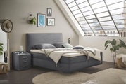 ED EXCITING DESIGN, ED EXCITING DESIGN Boxspringbett »Marbella«, Duo-Matratze- harte Kokosmatte, weiche Filzabdeckung, Matratzenhülle