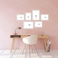 ANDAS, andas Bilderrahmen-Set »Bilderrahmen 6er«, (Set, 6 St., 2x 21x30 (DIN A4) + 4x 15x20 cm (DIN A5)