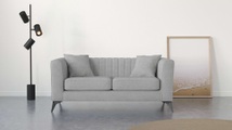 PLACES OF STYLE, Places of Style 2-Sitzer »MATTHEW B/T/H: 170/86/74 cm«, Steppung im Rücken, lose Sitzkissen, incl. Zierkissen