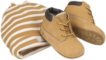 TIMBERLAND, Timberland Krabbelschuhe CRIB mit Mütze in ocker in Gr. 19