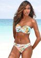 Sunseeker Bügel-Bandeau-Bikini, mit Blätterdruck