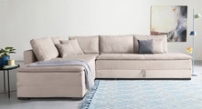 INOSIGN Ecksofa »Night & Day L-Form mit Dauer-Schlaffunktion, Cord-Bezug!«, inklusive Bettfunktion und Bettkasten