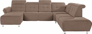 Places of Style Wohnlandschaft »Manhattan«, 2 Sitze mit elektrischer Relaxfunktion, verstellbare Armlehnen