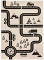 Primaflor-Ideen in Textil Kinderteppich »LINIA - Streets«, rechteckig, 3 mm Höhe, Flachgewebe, Strassen-Spiel-Teppich, In- und Outdoor geeignet, Kinderzimmer
