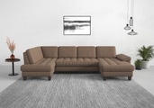 sit&more Wohnlandschaft, wahlweise mit Bettfunktion, Bettkasten, Sitztiefenverstellung