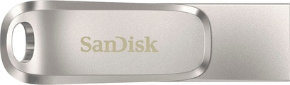 Sandisk Ultra Dual Drive Luxe - USB-Stick (256 GB, Silber)