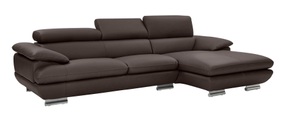 CALIA ITALIA Ecksofa »Magic«, in 2 Lederqualitäten