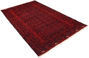 morgenland Wollteppich »Afghan Teppich handgeknüpft rot«, rechteckig, 7 mm Höhe