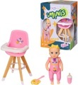 Baby Born Puppenhochstuhl »Baby born® Minis Hochstuhl«, inklusive Baby born® Mini Puppe