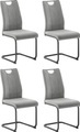 MCA furniture Freischwinger »MCA TERESINA Schwingstuhl mit Griffloch«, Feingewebe, Griffloch