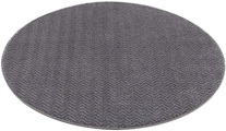 Carpet City Teppich »Fancy«, rund, 12 mm Höhe, Kurzflor, Einfarbig, 3D-Optik, Wohnzimmer