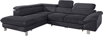 COTTA Ecksofa, mit Kopf- bzw. Rückenverstellung, wahlweise mit Bettfunktion und Bettkasten