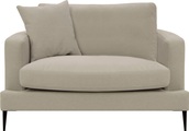 Leonique Sessel »Cozy«, mit Metallbeinen und Zierkissen