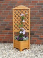 PROMADINO, PROMADINO Holzspalier Eckspalier mit Pflanzkasten, BxTxH: 38x38x140 cm