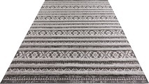 MINT RUGS Teppich »Sebou«, rechteckig, 22 mm Höhe, In und Outdoor, Hoch-Tief Struktur, Orient Design, Vintage Look, Balkon, Terrasse, Garten, Wohnzimmer, Robust, Pflegeleicht