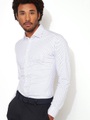 DESOTO Businesshemd »Jerseyhemd Casual Kent langarm«, Flexibler Stretch, mit Minimal Print, Kentkragen