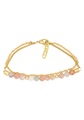 FIRETTI, Firetti Armband »2-reihig«, Made in Germany - mit Mondstein