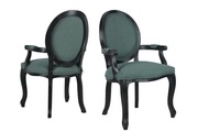 Guido Maria Kretschmer Home&Living Armlehnstuhl »Beatrix«, Struktur, Teilmassiv, in 5 Farben