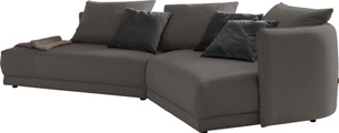 designwerk Ecksofa »New York«, mit moderner Rundung im Korpus