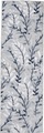carpetfine Läufer »Deja 100«, rechteckig, 4 mm Höhe, robustes Flachgewebe, Motiv- Floral Palmenblätter, Hoch-Tief Effekt, In- und Outdoor geeignet, Wetterfest und UV-beständig für Balkon, Terrasse, Garten, Aussenbereich,Wohnzimmer, Schlafzimme