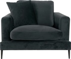 Leonique Sessel »Cozy«, mit Metallbeinen und Zierkissen