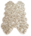 Hochflor-Teppich, »Dena«, Home affaire, fellförmig, Höhe 60 mm, maschinell getuftet