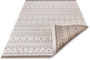 NORTHRUGS Teppich »Kuba«, rechteckig, 5 mm Höhe, In-und Outdoor geeignet, Wohnzimmer, Balkon, Terrasse, Garten, Robust, Pflegeleicht, Flachgewebe, Wendbar