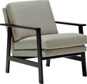 Lovi, LOVI Sessel »Pepper«, Gestell schwarz aus massiver Buche im Retro Style