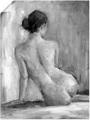 Artland Wandbild »Figur in schwarz & weiss I«