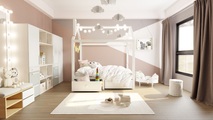 HOMING, HOMING Vorhang »Kjell«, (1 St.), blickdicht, uni, Türvorhang, Wohnzimmer, Schlafzimmer