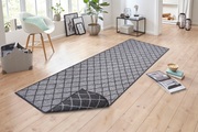 NORTHRUGS Läufer »Malaga«, rechteckig, 5 mm Höhe, In-und Outdoor geeignet, Wohnzimmer, Balkon, Terrasse, Garten, Robust, Pflegeleicht, Flachgewebe, Wendbar