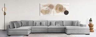 Guido Maria Kretschmer Home&Living Wohnlandschaft »Skara XXL«, Lounge-Sofa XXL mit Federkern-Polsterung, in vielen Bezugsvarianten, auch recycelt