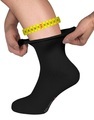 FußGut, Fussgut Gesundheitssocken »Sensitiv Elegant Socken XXL«, (1 Paar), Weitschaft, Rollbund