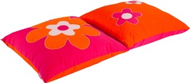 Hoppekids Dekokissen »«Flower Power»«, (2 St.), Zierkissen 50x50 Blume Kinderbett 2 St.