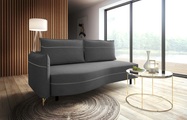 exxpo - sofa fashion, exxpo - sofa fashion Loungesofa »mit toller Kontrastnaht, Solitärmöbel, bequem, schmale Armlehne«, Schlafsofa mit Bettfunktion und Bettkasten, komfortabler Federkern