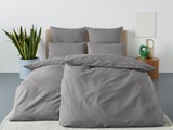 Schlafwelt Bettwäsche »Sari2 in Gr. 135x200 oder 155x220 cm«, (2 tlg.), aus Baumwolle, uni Bettwäsche in Seersucker Qualität ideal für Sommer