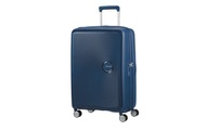 American Tourister - Koffer Spinner 67 cm / 71.5-81 L - Marinblau