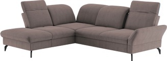 sit&more Ecksofa »Leandro L-Form«, Wahlweise mit Bett-, Kopfteil - und Armlehnfunktion, sowie Stauraum