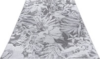ELLE DECORATION Teppich »Lanao«, rechteckig, 4 mm Höhe, Flachgewebe In und Outdoor Teppich, Florales Design, Balkon, Terrasse, Garten, Wohnzimmer, Strapazierfähig, Pflegeleicht
