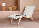 LeGer Home by Lena Gercke, LeGer Home by Lena Gercke Wellnessliege »Zoe«, Liegefläche 149 cm, Weboptik