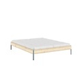 Karup Design Bettgestell »CORE BED Bodenbett, Holzrahmen, Futonbett, Jugendbett, Holzbett«, Massivholzbett mit Lattenrost, Kiefer massiv, Doppelbett ohne Kopfteil