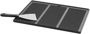 Buschbeck Planchaplatte mit Spatel*1 37x65x46,5