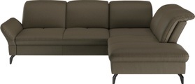 sit&more Ecksofa, Wahlweise mit Bett-, Kopfteil - und Armlehnfunktion, sowie Stauraum