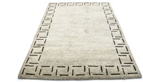 morgenland Wollteppich »Nepal Teppich handgeknüpft beige«, rechteckig, 18 mm Höhe, handgeknüpft