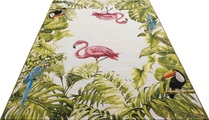 HANSE Home Outdoorteppich »Tropical Birds«, rechteckig, 3 mm Höhe, strapazierfähig, robust, pflegeleicht, fussbodenheizungsgeeignet
