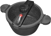 Stoneline Dampf- und Energiespar-Topf mit Deckel Ø 24 cm Stoneline schwarz