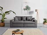 Guido Maria Kretschmer Home&Living 2-Sitzer »Skara«, Lounge-Sofa mit Federkernpolsterung, in vielen Bezugsvarianten, auch recycelt